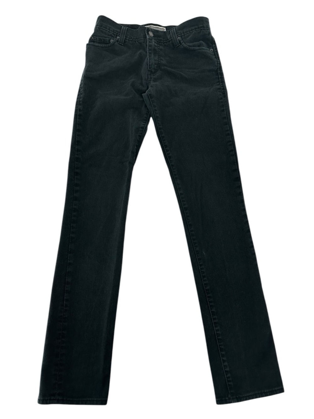 LEVI’S / Black Denim Authentic 2010s 510 Super Skinny Jeans / W30 L32 / Emo Goth